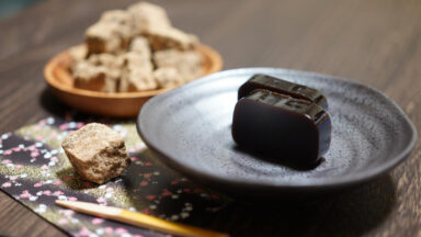 照岡屋の黒糖羊羹